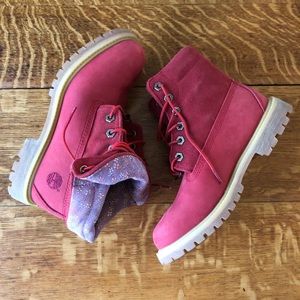 Timberland Earthkeepers Red suede Rollover Sz 6
